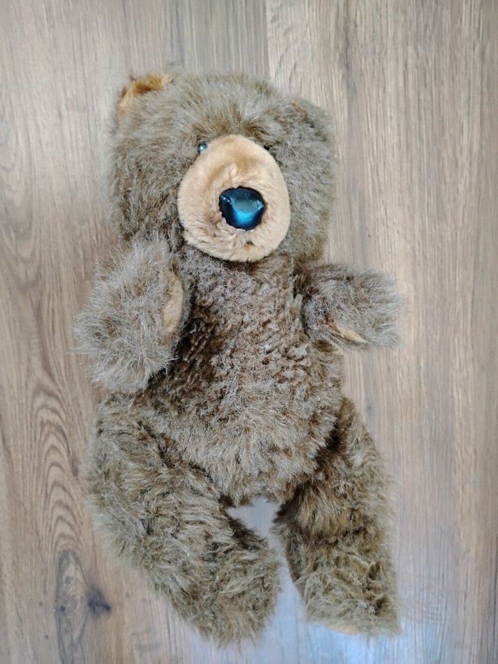 Vintage Mighty Star Polar Puffs 24K Teddy Bear Puppet Plush
